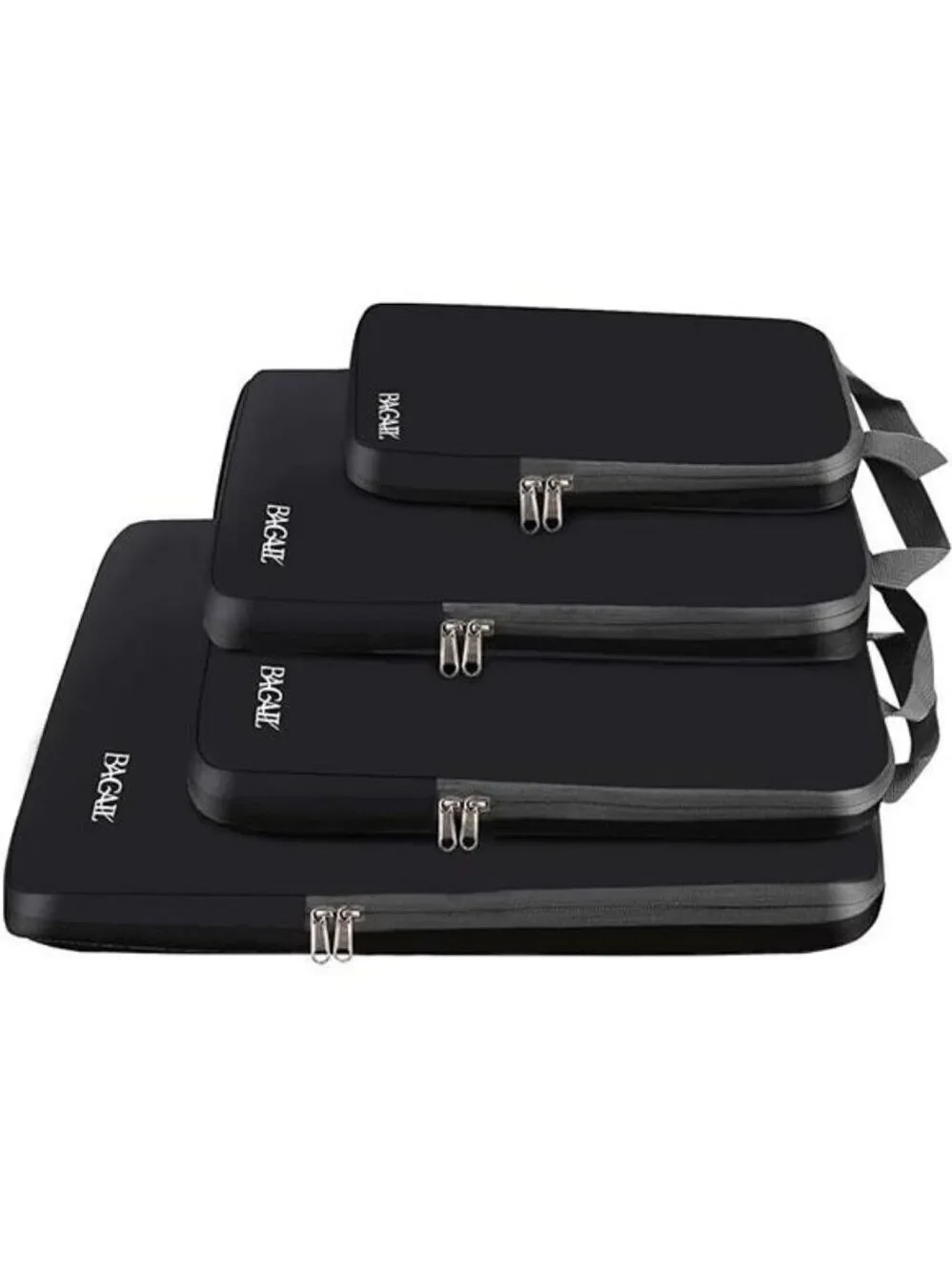 Compression Packing Cubes Set Travel Organizers Expandable Luggage Bags